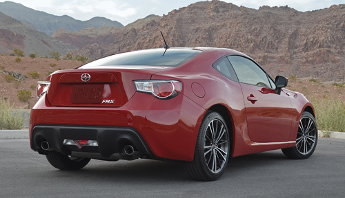 2013 Scion FR-S rear three-quarter view | Torque News